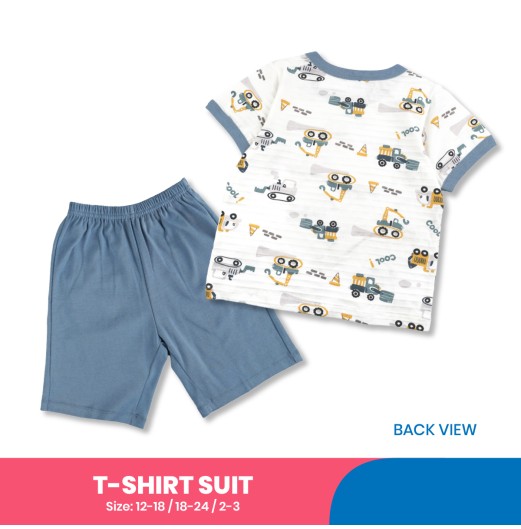 FIFFY BUSY TRAFFIC T-SHIRT SUIT BAJU BAYI (3226101) FIFFY BUSY TRAFFIC T-SHIRT SUIT BAJU BAYI (3226101)