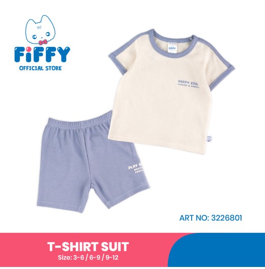 FIFFY HAPPY SOUL T-SHIRT SUIT BAJU BAYI (3226801) FIFFY HAPPY SOUL T-SHIRT SUIT BAJU BAYI (3226801)