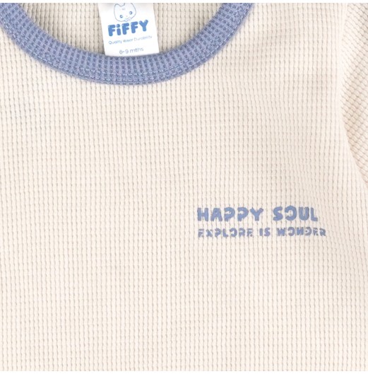 FIFFY HAPPY SOUL T-SHIRT SUIT BAJU BAYI (3226801) FIFFY HAPPY SOUL T-SHIRT SUIT BAJU BAYI (3226801)