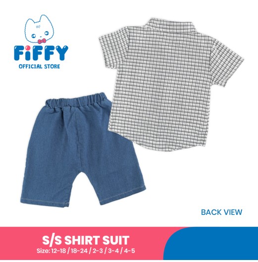 FIFFY CITY BOY SHORT SLEEVE SHIRT SUIT BAJU BAYI (3226809) FIFFY CITY BOY SHORT SLEEVE SHIRT SUIT BAJU BAYI (3226809)