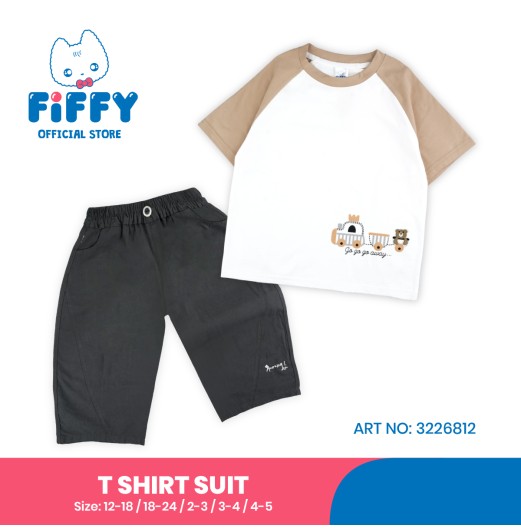FIFFY GO AWAY T-SHIRT SUIT BAJU BAYI (3226812)