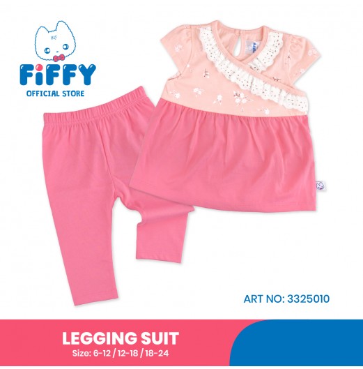 FIFFY ROSY BLOOM BAJU BAYI LEGGING SUIT (3325010)