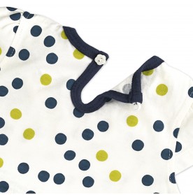 FIFFY POLKA DOT RUFFLE BAJU BAYI LEGGING SUIT (3325010)