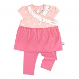 FIFFY ROSY BLOOM BAJU BAYI LEGGING SUIT (3325010)