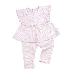 FIFFY PEARL RIB BAJU BAYI LEGGING SUIT (3325014)