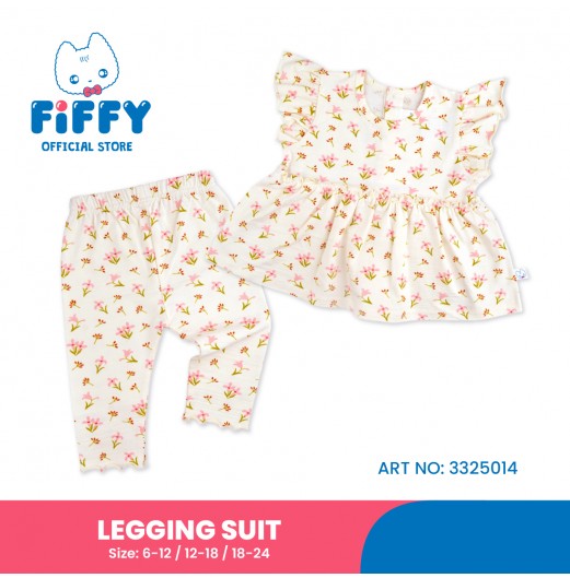 FIFFY SPRING GARDEN BAJU BAYI LEGGING SUIT (3325014)