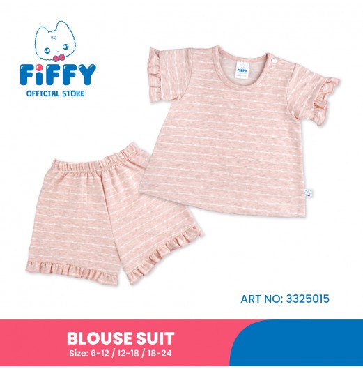 FIFFY COZY RUFFLE BAJU BAYI BLOUSE SUIT (3325015)