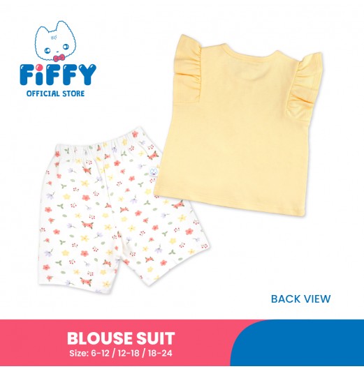 FIFFY PETAL POCKET BAJU BAYI BLOUSE SUIT (3325016)