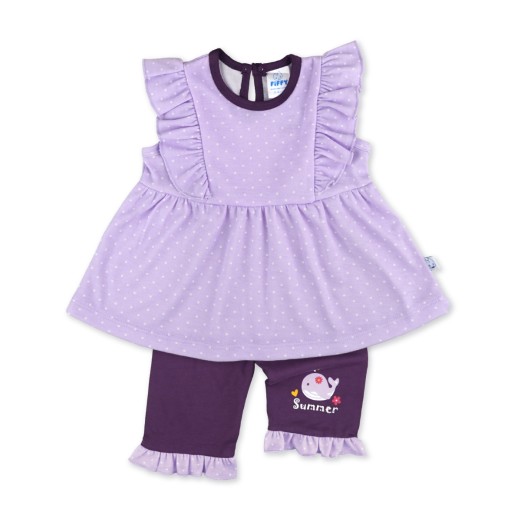 FIFFY SUMMER WHALE BLOUSE SUIT BAJU BAYI (3325018)