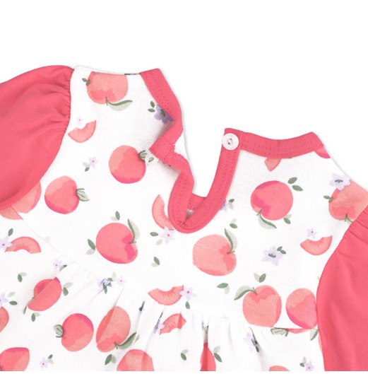 FIFFY SWEET PEACH DRESS SUIT BAJU BAYI (3325020)
