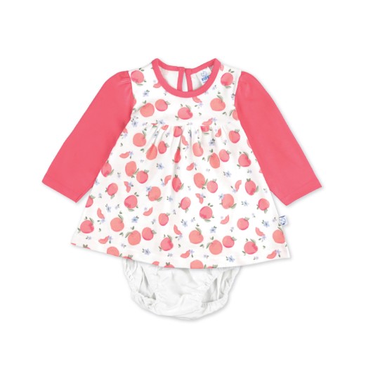 FIFFY SWEET PEACH DRESS SUIT BAJU BAYI (3325020)