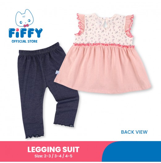 FIFFY BLOSSOM SPRINKLE BAJU BAYI LEGGING SUIT (3325812)