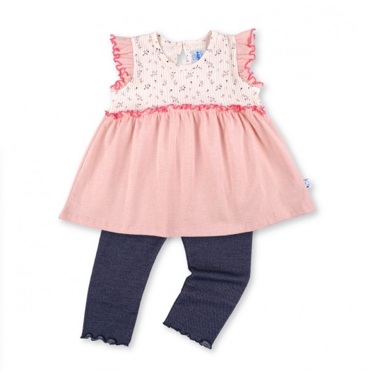 FIFFY BLOSSOM SPRINKLE BAJU BAYI LEGGING SUIT (3325812)
