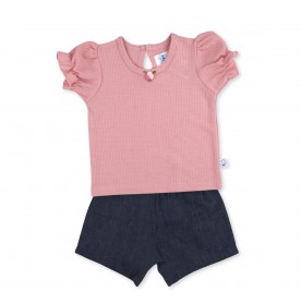 FIFFY PETITE ROSE BAJU BAYI BLOUSE SUIT (3325821)