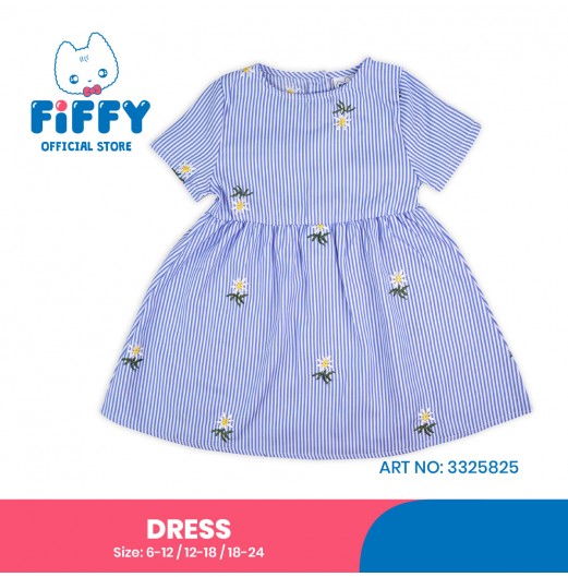 FIFFY DAISY STRIPES BAJU BAYI DRESS (3325825) FIFFY DAISY STRIPES BAJU BAYI DRESS (3325825)