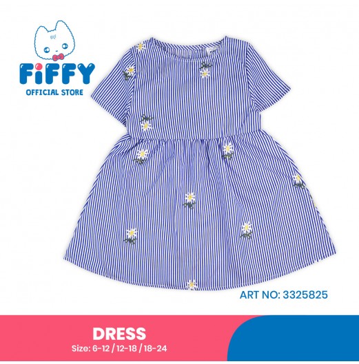 FIFFY DAISY STRIPES BAJU BAYI DRESS (3325825) FIFFY DAISY STRIPES BAJU BAYI DRESS (3325825)