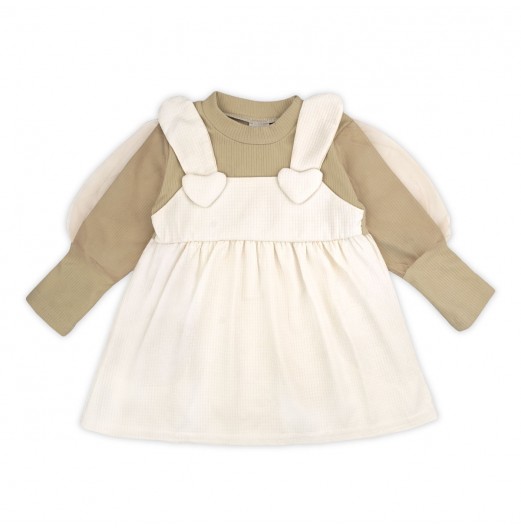 FIFFY SWEET HEART DRESS BAJU BAYI (3325827) FIFFY SWEET HEART DRESS BAJU BAYI (3325827)