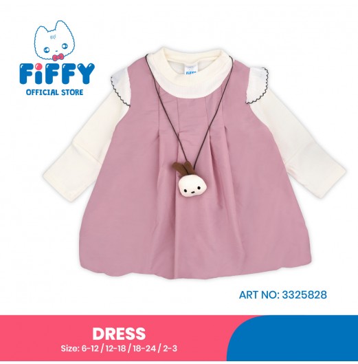FIFFY BUNNY FLUTTER DRESS BAJU BAYI (3325828) FIFFY BUNNY FLUTTER DRESS BAJU BAYI (3325828)