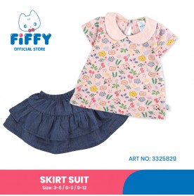 FIFFY FLORA BELLE BAJU BAYI SKIRT SUIT (3325829)