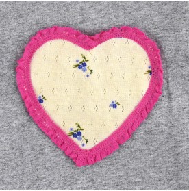 FIFFY HEART PATCH BAJU BAYI BLOUSE SUIT (3325831)