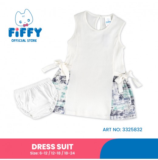 FIFFY TWIN BOW DRESS SUIT BAJU BAYI (3325832)