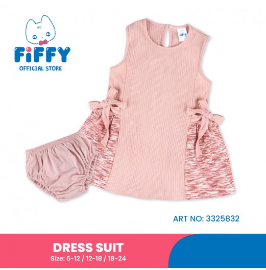 FIFFY TWIN BOW DRESS SUIT BAJU BAYI (3325832)