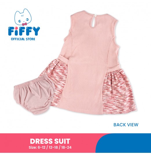 FIFFY TWIN BOW DRESS SUIT BAJU BAYI (3325832)
