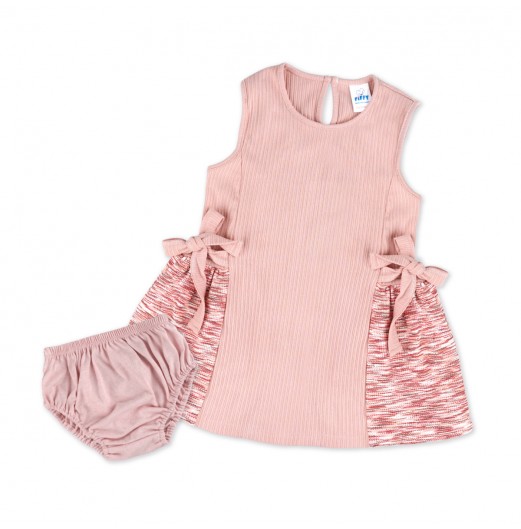 FIFFY TWIN BOW DRESS SUIT BAJU BAYI (3325832)