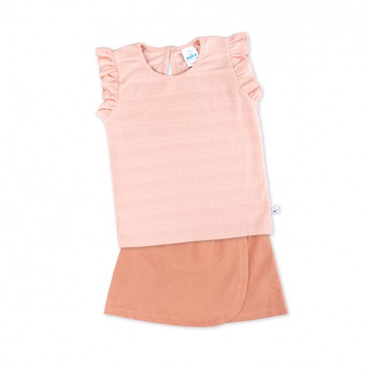 FIFFY FLUTTER KNIT DRESS SUIT BAJU BAYI (3325833)