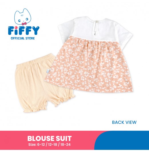 FIFFY TINY FLORAL BAJU BAYI BLOUSE SUIT (3325834)