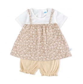 FIFFY TINY FLORAL BAJU BAYI BLOUSE SUIT (3325834)