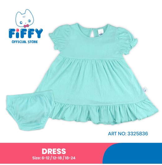 FIFFY CANDY RUFFLE DRESS BAJU BAYI (3325836) FIFFY CANDY RUFFLE DRESS BAJU BAYI (3325836)
