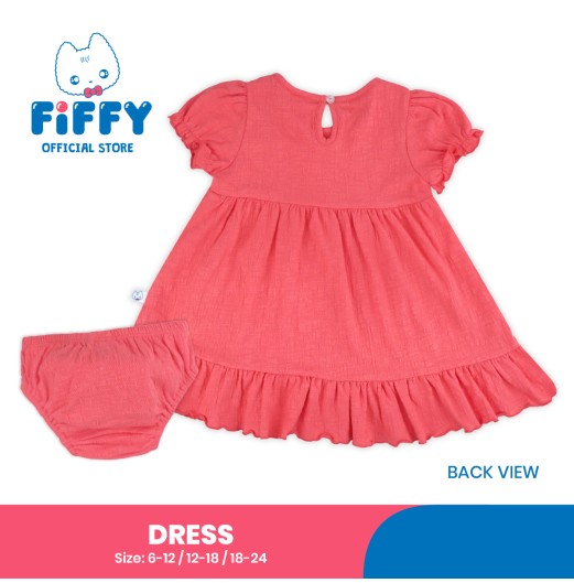 FIFFY CANDY RUFFLE DRESS BAJU BAYI (3325836) FIFFY CANDY RUFFLE DRESS BAJU BAYI (3325836)