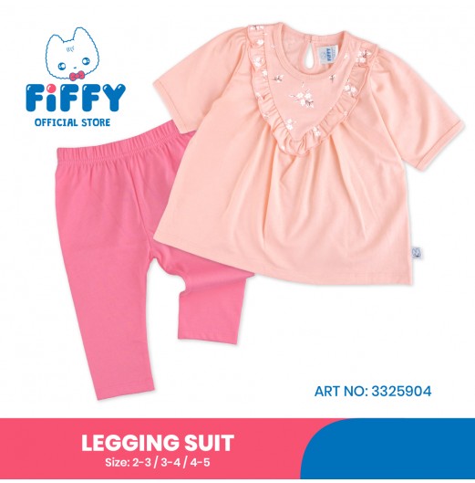 FIFFY DOTTIE WAVE BAJU BAYI LEGGING SUIT (3325904)