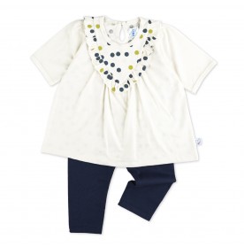 FIFFY DOTTIE WAVE BAJU BAYI LEGGING SUIT (3325904)