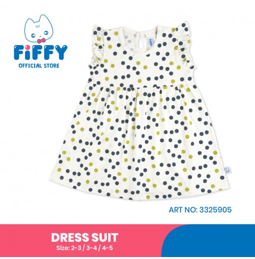 FIFFY DOTTIE SPRINKLE DRESS SUIT BAJU BAYI (3325905) FIFFY DOTTIE SPRINKLE DRESS SUIT BAJU BAYI (3325905)