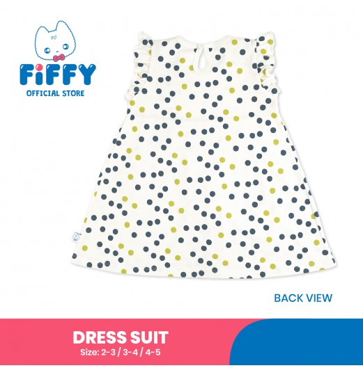 FIFFY DOTTIE SPRINKLE DRESS SUIT BAJU BAYI (3325905) FIFFY DOTTIE SPRINKLE DRESS SUIT BAJU BAYI (3325905)