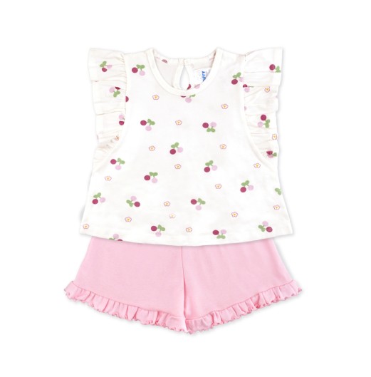 FIFFY CHARMING RUFFLE BLOUSE SUIT BAJU BAYI (3326101)