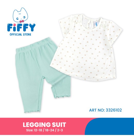 FIFFY TINY BLOSSOM LEGGING SUIT BAJU BAYI (3326102) FIFFY TINY BLOSSOM LEGGING SUIT BAJU BAYI (3326102)