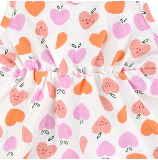 FIFFY PEACHY HEART BLOUSE SUIT BAJU BAYI (3326104)