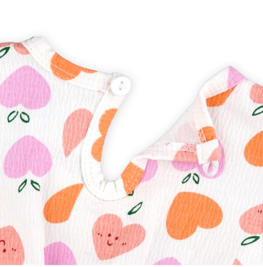 FIFFY PEACHY HEART BLOUSE SUIT BAJU BAYI (3326104)