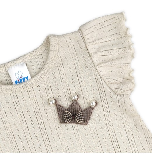 FIFFY PEARL CROWN BLOUSE SUIT BAJU BAYI (3326802)