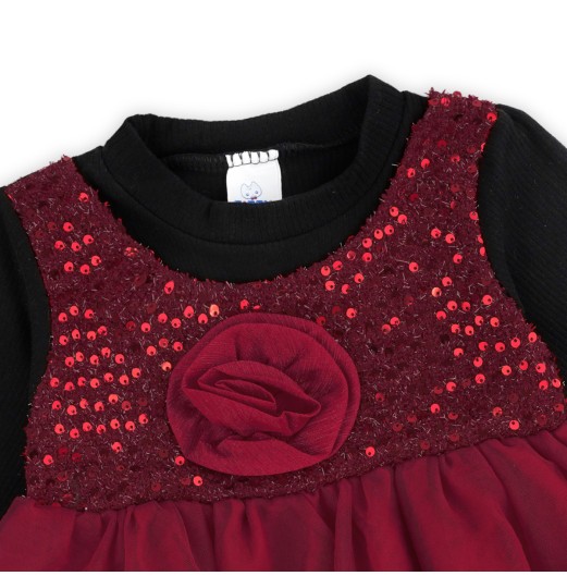 FIFFY ROSETTE TULLE DRESS BAJU BAYI (3326804)