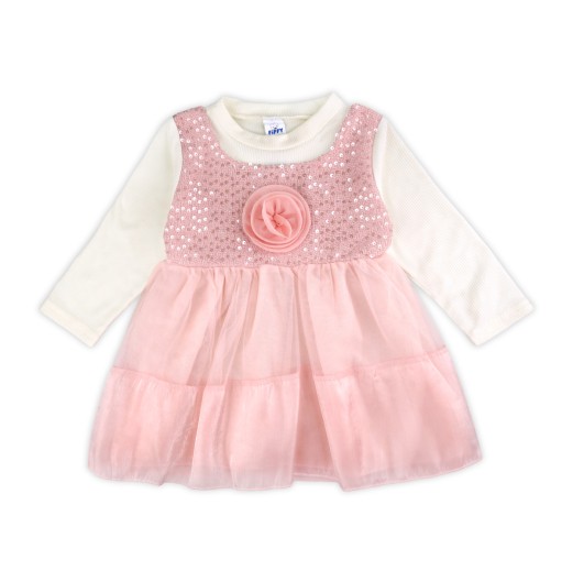 FIFFY ROSETTE TULLE DRESS BAJU BAYI (3326804)
