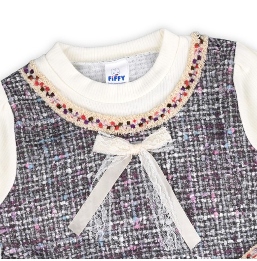 FIFFY CLASSIC TWEED DRESS BAJU BAYI (3326807)