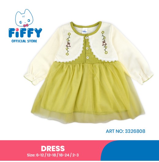 FIFFY MEADOW EMBROIDERED TULLE DRESS BAJU BAYI (3326808)