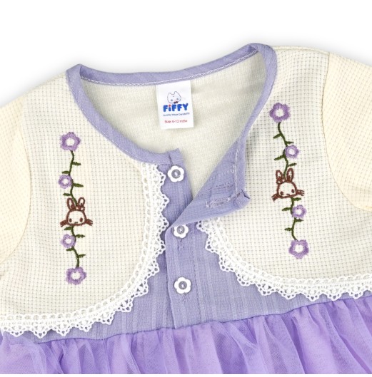FIFFY MEADOW EMBROIDERED TULLE DRESS BAJU BAYI (3326808)