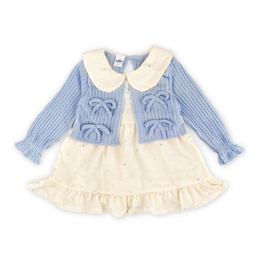 FIFFY SWEET BOW DRESS BAJU BAYI (3326810) FIFFY SWEET BOW DRESS BAJU BAYI (3326810)