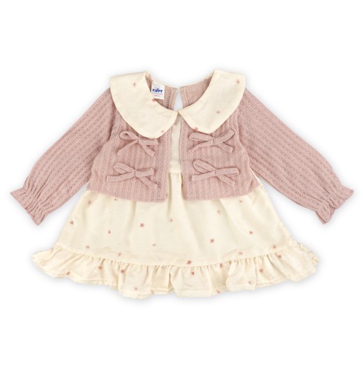 FIFFY SWEET BOW DRESS BAJU BAYI (3326810) FIFFY SWEET BOW DRESS BAJU BAYI (3326810)