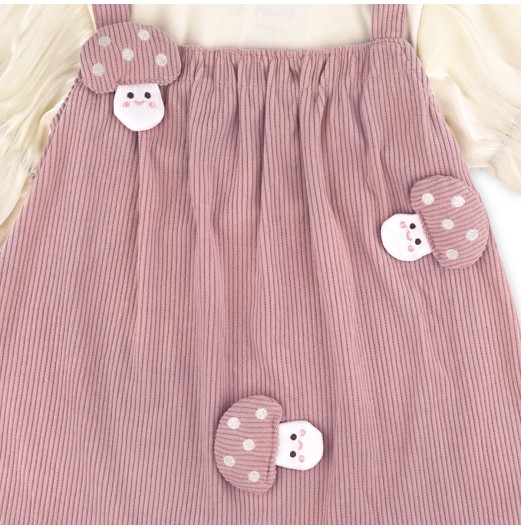 FIFFY MUSHROOM PATCH BAJU BAYI DRESS (3326812) FIFFY MUSHROOM PATCH BAJU BAYI DRESS (3326812)